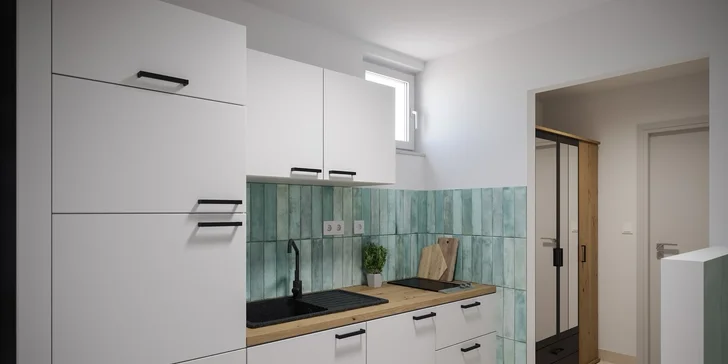 Plážový resort u Omiše: all inclusive light, apartmán pro 4 osoby, v létě animace, first minute sleva