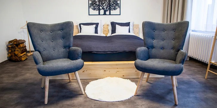 Moderní apartmán s kuchyňkou v centru Vsetína po pár i skupinu až 4 osob