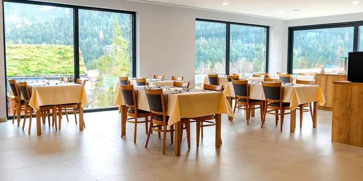4* hotel v Liptovském Jánu: polopenze, neomezený wellness, výlety i lyžování