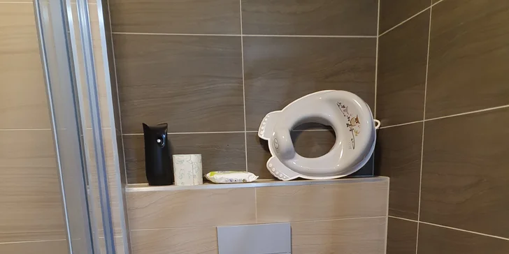 Pohodová dovolená: zcela nový apartmán na břehu Malého Lipna, předzahrádka