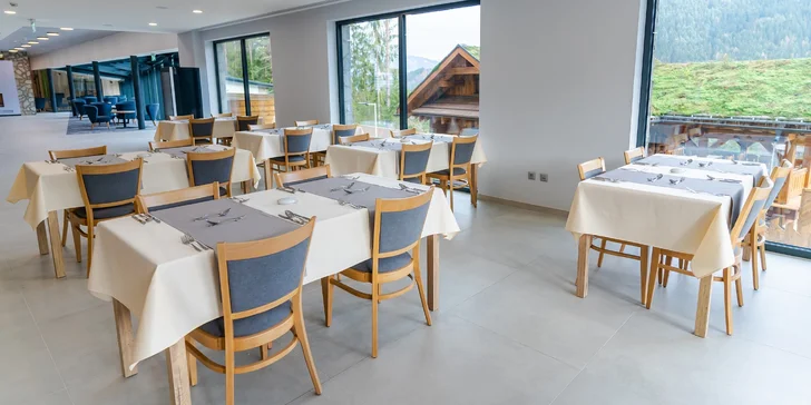 Dokonalý odpočinek v Liptovském Jánu: nový 4* spa hotel se stravou a neomezeným wellness