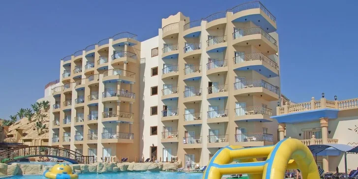 Dovolená v Hurghadě: 4* hotel Sphinx Aqua Park Beach Resort, all inclusive, 5 bazénů a let
