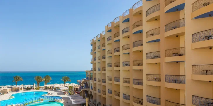 Dovolená v Hurghadě: 4* hotel Sphinx Aqua Park Beach Resort, all inclusive, 5 bazénů a let