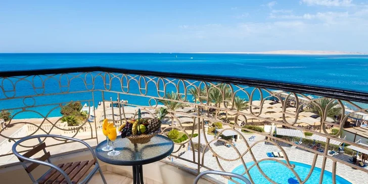 Dovolená v Hurghadě: 4* hotel Sphinx Aqua Park Beach Resort, all inclusive, 5 bazénů a let