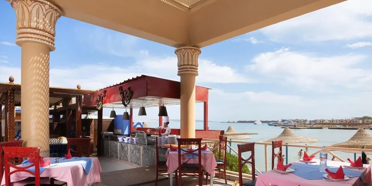 Dovolená v Hurghadě: 4* hotel Sphinx Aqua Park Beach Resort, all inclusive, 5 bazénů a let