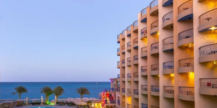Dovolená v Hurghadě: 4* hotel Sphinx Aqua Park Beach Resort, all inclusive, 5 bazénů a let