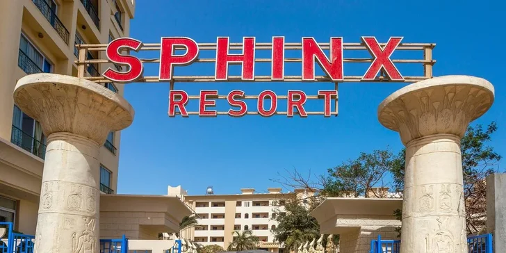 Dovolená v Hurghadě: 4* hotel Sphinx Aqua Park Beach Resort, all inclusive, 5 bazénů a let