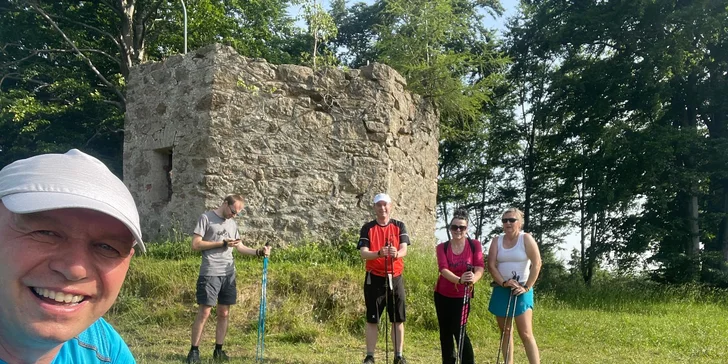 Skupinová nebo individuální lekce nordic walking na Vysočině