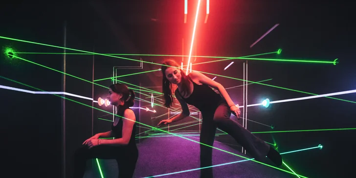 Nové laserové bludiště. Až 2 hry v prvním laserovém bludišti v ČR pro 1–4 hráče