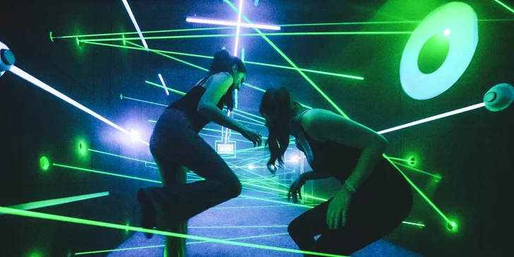 Nové laserové bludiště. Až 2 hry v prvním laserovém bludišti v ČR pro 1–4 hráče