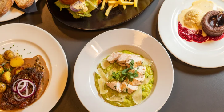 Vouchery na 500–1 500 Kč do moderní restaurace ve Vítkovicích: česká klasika i zahraniční dobroty