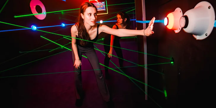 Nové laserové bludiště. Až 2 hry v prvním laserovém bludišti v ČR pro 1–4 hráče