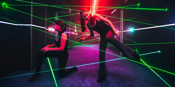 Nové laserové bludiště. Až 2 hry v prvním laserovém bludišti v ČR pro 1–4 hráče