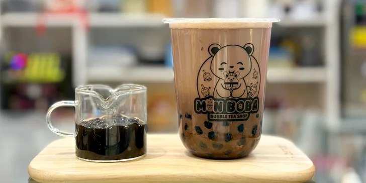 Otevřené vouchery na 100-300 Kč do Min Boba: bubble tea i matcha latte