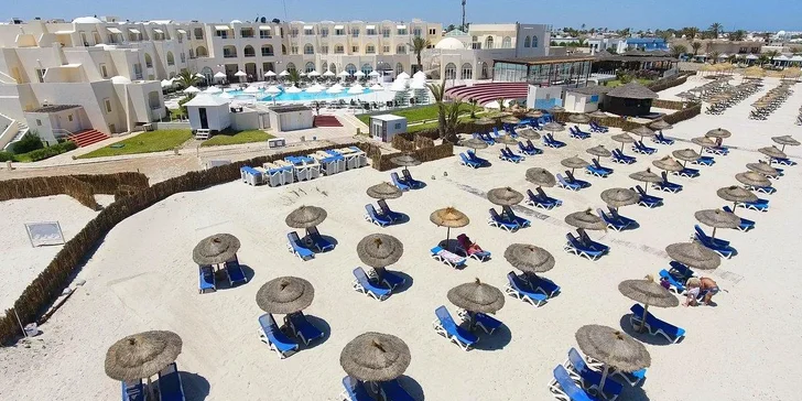 4* Tunisko: pobyt s all inclusive a písečnou pláží hned u hotelu, v ceně letenka i transfer
