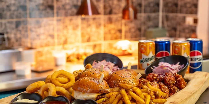 Vouchery na 200–1 000 Kč na cokoliv ve street food bistru Adria Burgers