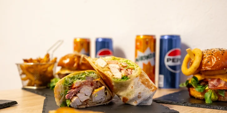 Vouchery na 200–1 000 Kč na cokoliv ve street food bistru Adria Burgers