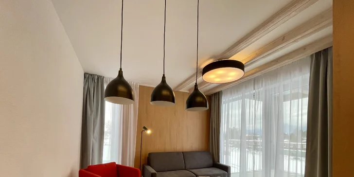 Nové apartmány přímo u Liptovské Mary s wellness až pro 7 osob