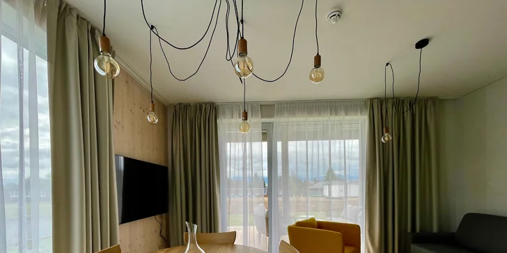 Nové apartmány u Liptovské Mary: neomezeně FUN center, varianty s wellness, v zimě skipas