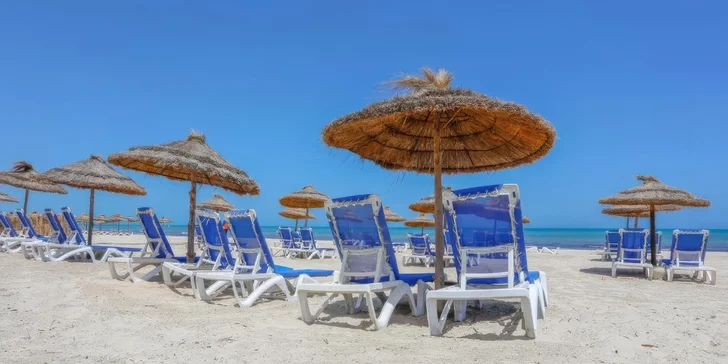 4* Tunisko: pobyt s all inclusive a písečnou pláží hned u hotelu, v ceně letenka i transfer