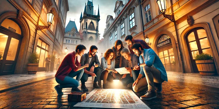 Venkovní úniková hra Odkaz Mistra hvězdáře v centru Prahy pro 1 či 2 týmy