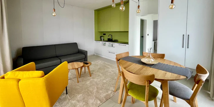 Nové apartmány u Liptovské Mary: neomezeně FUN center, varianty s wellness, v zimě skipas