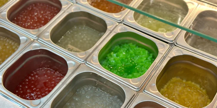 Až 4 bubble tea podle výběru z 37 druhů přímo v OC Letňany