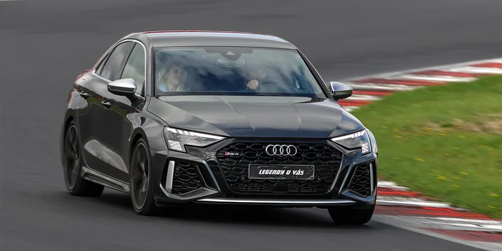 Ostrá jízda s Audi RS3: Most, Brno, Hradec Králové nebo Sosnová