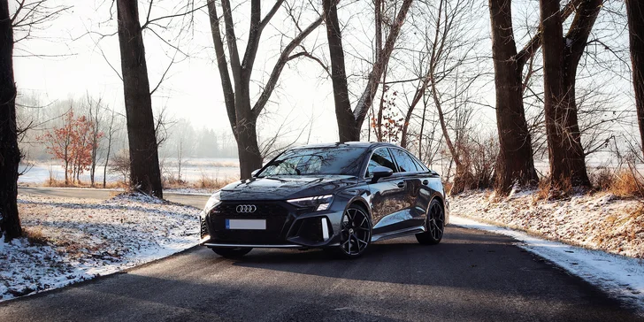 Ostrá jízda s Audi RS3: Most, Brno, Hradec Králové nebo Sosnová