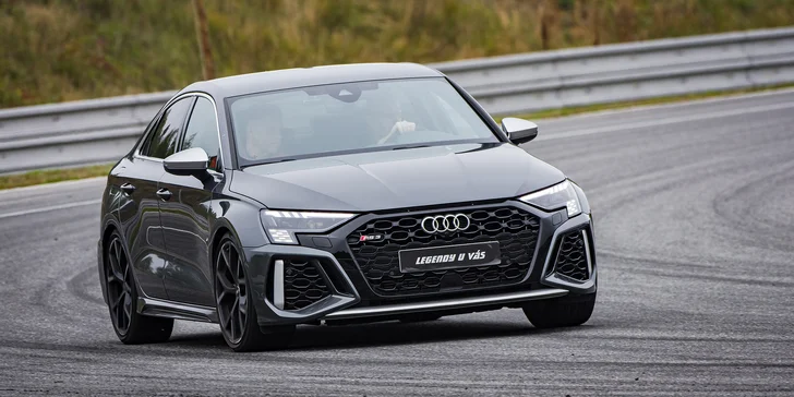 Ostrá jízda s Audi RS3: Most, Brno, Hradec Králové nebo Sosnová
