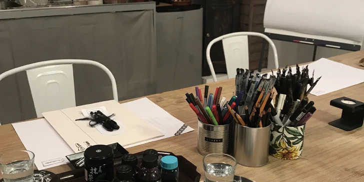 Individuální workshop moderního krasopisu a ovládnutí štětcového fixu
