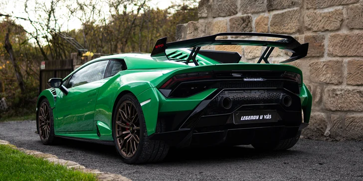 Zažijte v Lamborghini Huracán STO: Most, Brno, Sosnová nebo Hradec Králové