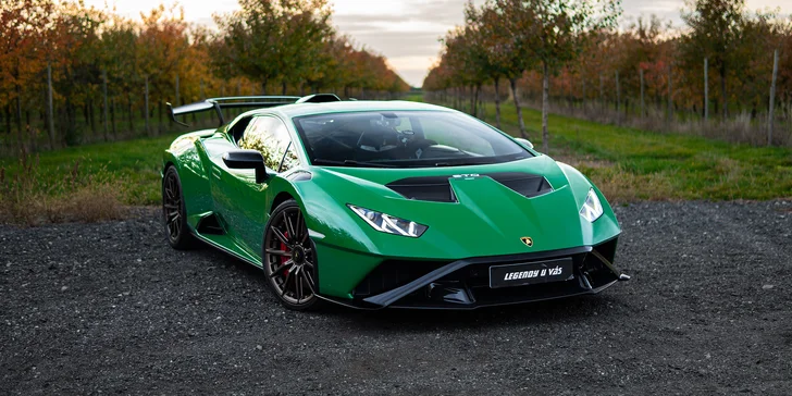 Zažijte v Lamborghini Huracán STO: Most, Brno, Sosnová nebo Hradec Králové