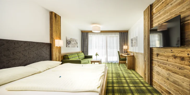 Relax i aktivní dovolená v Alpách: 4* hotel s polopenzí plus, neomezený wellness, karta výhod
