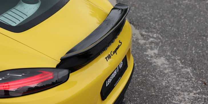 Zážitková jízda v Porsche 718 Cayman S na okreskách: 20, 30 nebo 40 min.