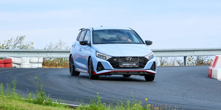 Zážitková jízda ve voze Hyundai i20N: 20–40 min., několik míst po ČR