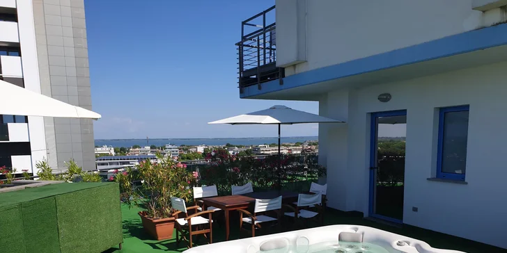 Pohoda v italském Lignanu: polopenze, vířivka, hotel 200 m od pláže