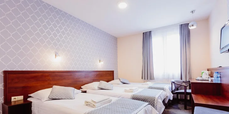 Pobyt v Krakově: moderní hotel uprostřed zeleně se snídaní, parkování zdarma