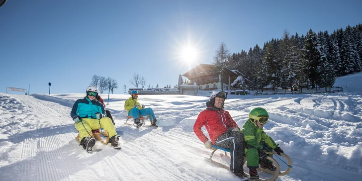 Relax i aktivní dovolená v Alpách: 4* hotel s polopenzí plus, neomezený wellness, skibus