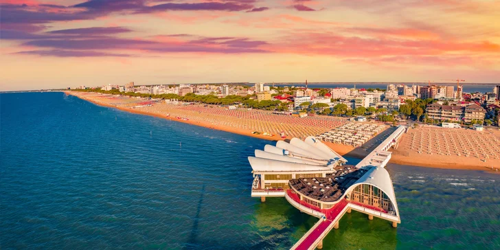 Pohoda v italském Lignanu: polopenze, vířivka, hotel 200 m od pláže