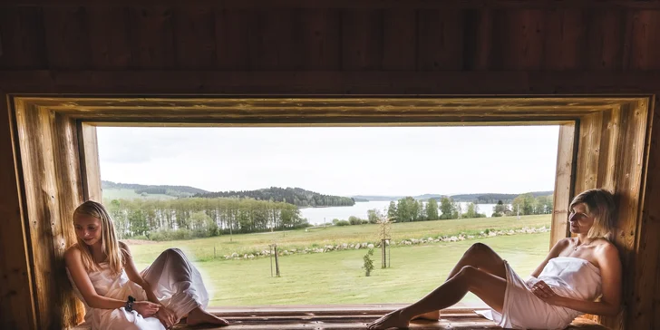 120 min. relaxu v privátní panoramatické finské sauně až pro 6 osob