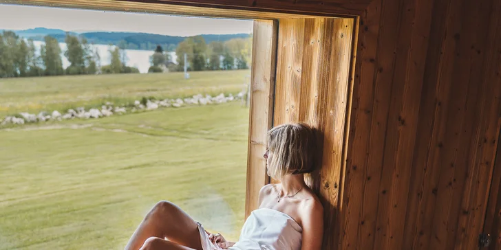 120 min. relaxu v privátní panoramatické finské sauně až pro 6 osob