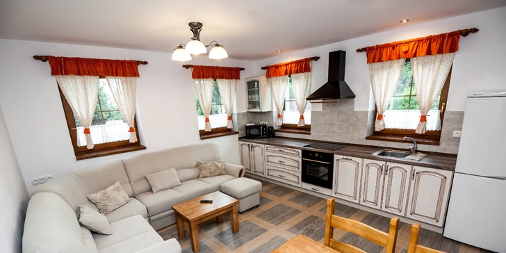 Pobyt na Dolní Moravě: zrekonstruované apartmány i horská chalupa až pro 14 osob
