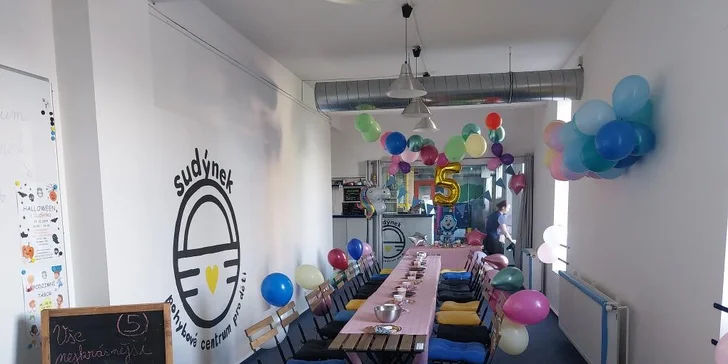 Centrum pro děti Sudýnek: vstup do herničky, kroužky nebo pronájem na oslavu