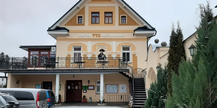 Hotel ve Vrchlabí se stravou i denním vstupem do privátního wellness