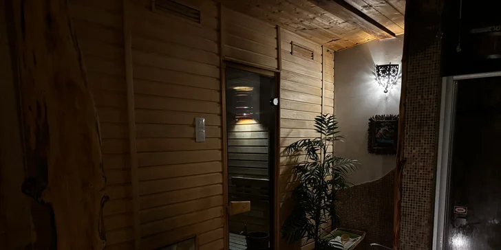 Dvouhodinová párová relaxace: privátní finská sauna s ochlazovacím bazénkem