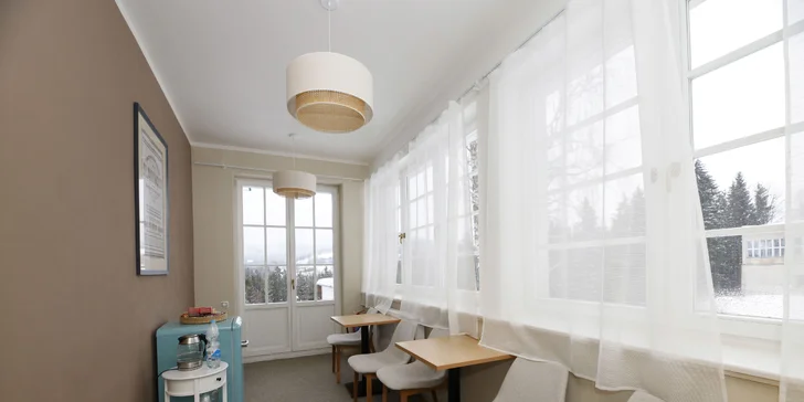 Aktivní dovolená v Orlických horách pro pár i rodinu: studio či apartmán s kuchyňkou