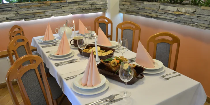 Pečená kachna nebo husa jako od babičky: tříchodové menu pro 4 až 6 osob