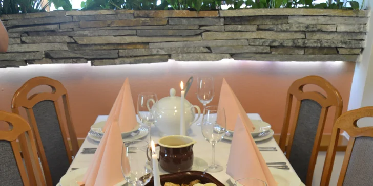 Pečená kachna nebo husa jako od babičky: tříchodové menu pro 4 až 6 osob