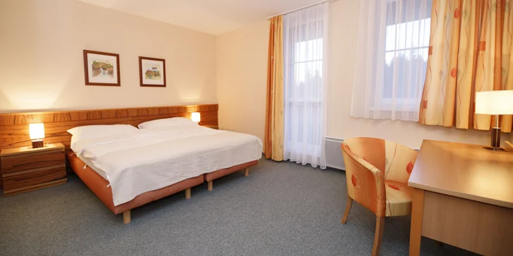 Ubytování v hotelu pod vrcholem Pradědu: snídaně či polopenze, wellness a spousta výletních cílů